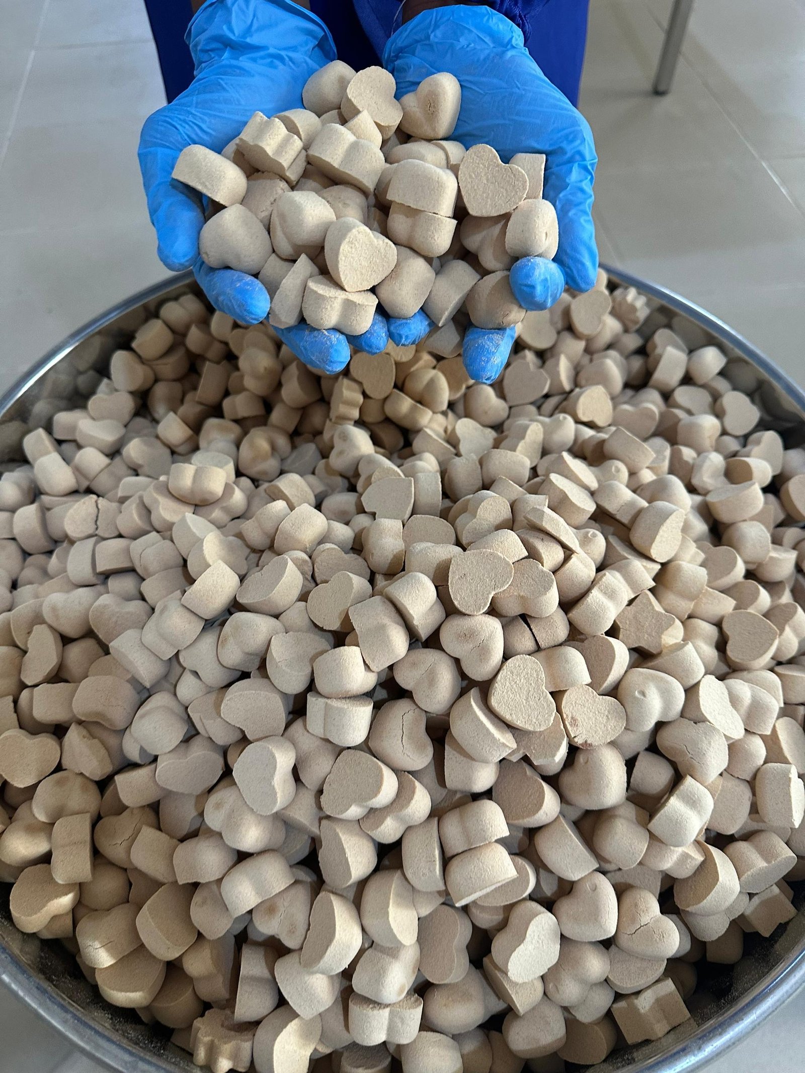 Baovita Baobab Sweets showing their natural colour, shape, and texture.
